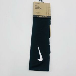 Brand New Nike Swoosh Print Head‎ Tie Unisex Black & White Hair Accessories